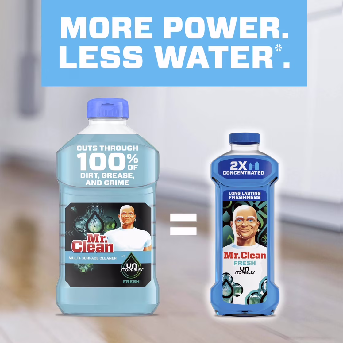 Mr. Clean Multi-Surface All Purpose Cleaner, Concentrated Liquid Formula, Unstopables Fresh Scent (23 fl oz) cgNjf - Image 6