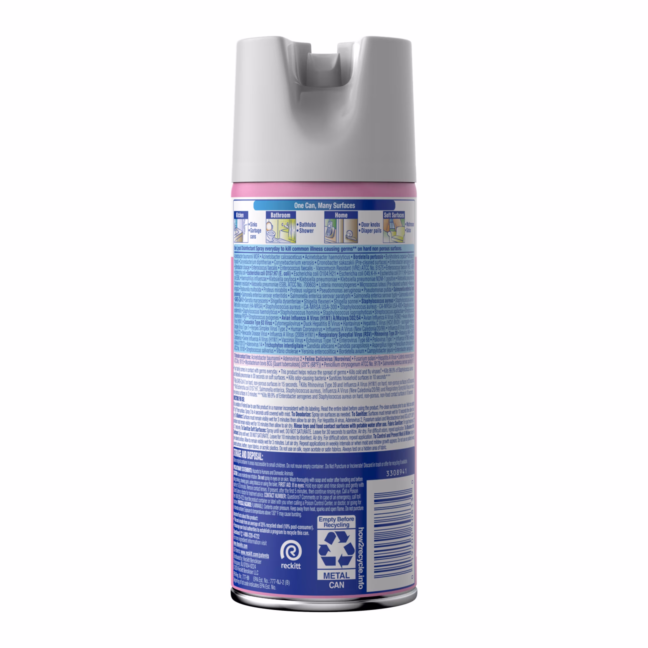 Lysol Disinfectant Spray, Antibacterial Surface Sanitizer and Deodorizer (Early Morning Breeze, 12.5 oz) Dq8Gg