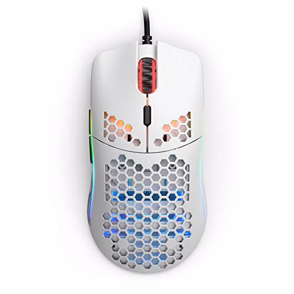 Glorious PC Gaming Race Model O Minus Wired Gaming Mouse (Matte White, 6 Buttons) EYuUQ - Image 3