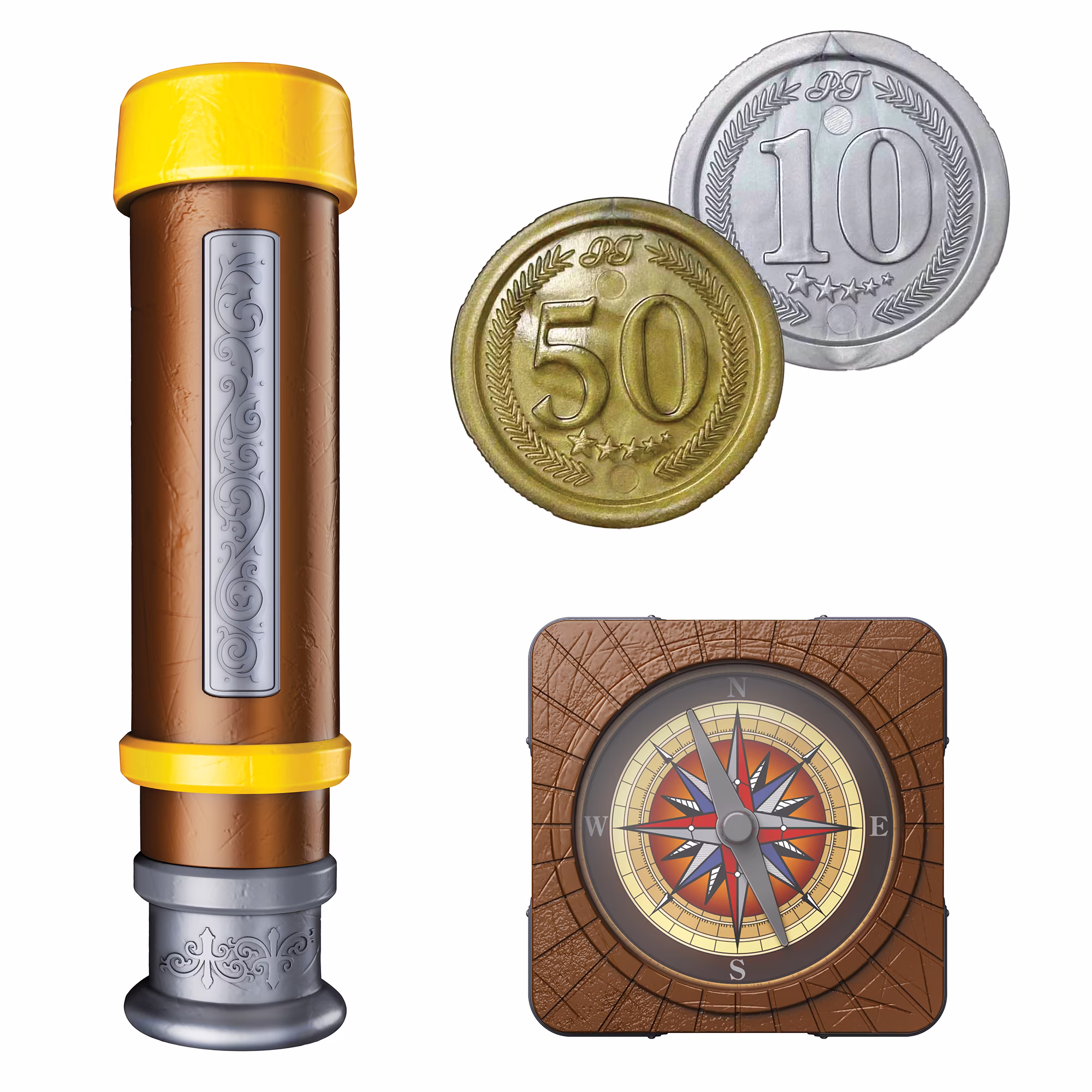 Adventure Force Pirate Roleplay Set with Buccaneer Dart Blaster and Accessories (12-Piece Set) OhkKs