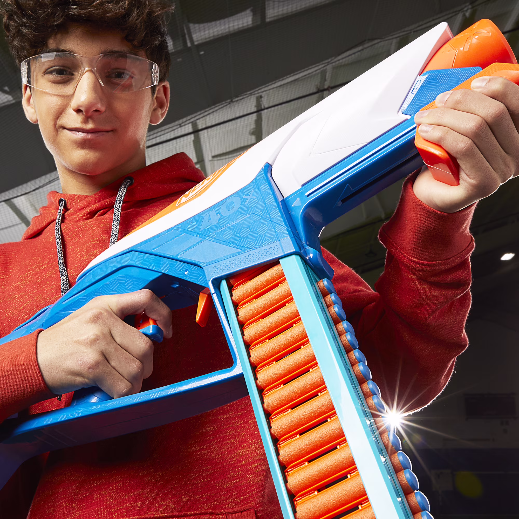 Nerf N Series Infinite Blaster with 40-Dart Battle Belt and 80 N1 Foam Darts (80-Piece Set) bbfXv