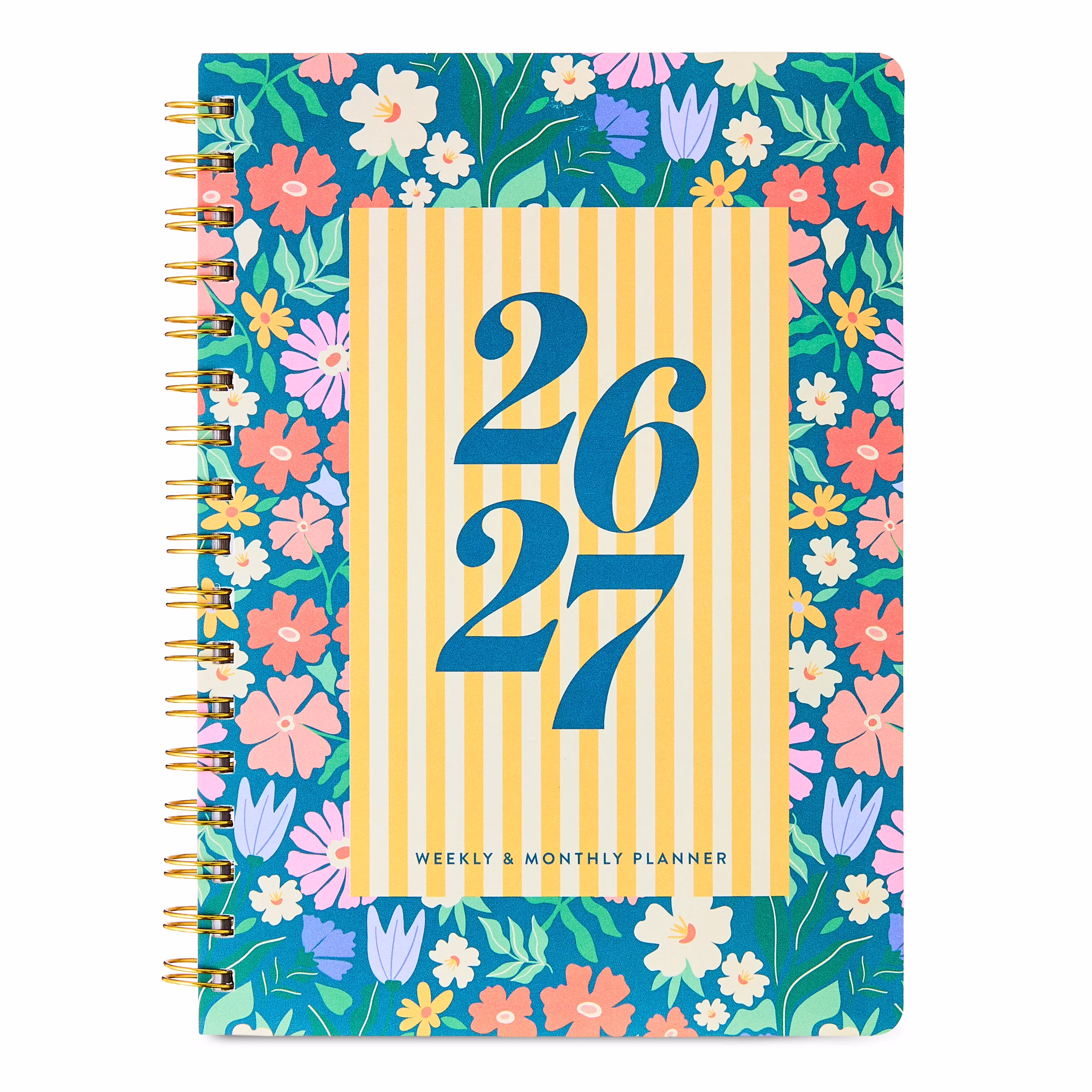 Pen+Gear 15-Month Monthly Weekly Planner, Academic Schedule Organizer, Floral Design (Multicolor, 6.75 in x 9 in) ds4du