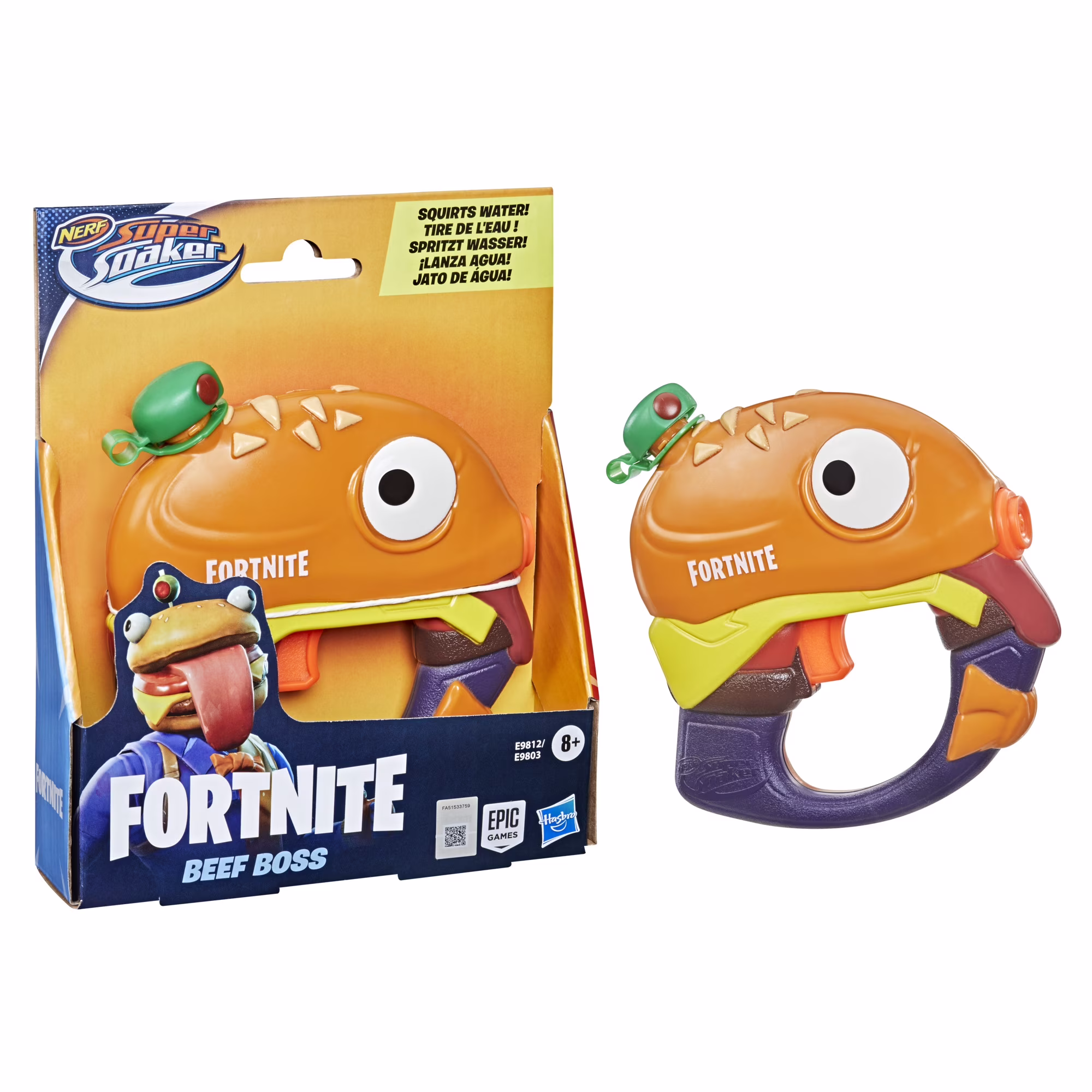 Nerf Super Soaker Fortnite Beef Boss Water Blaster (Micro-Sized, 1 Pack) qiflh - Image 3