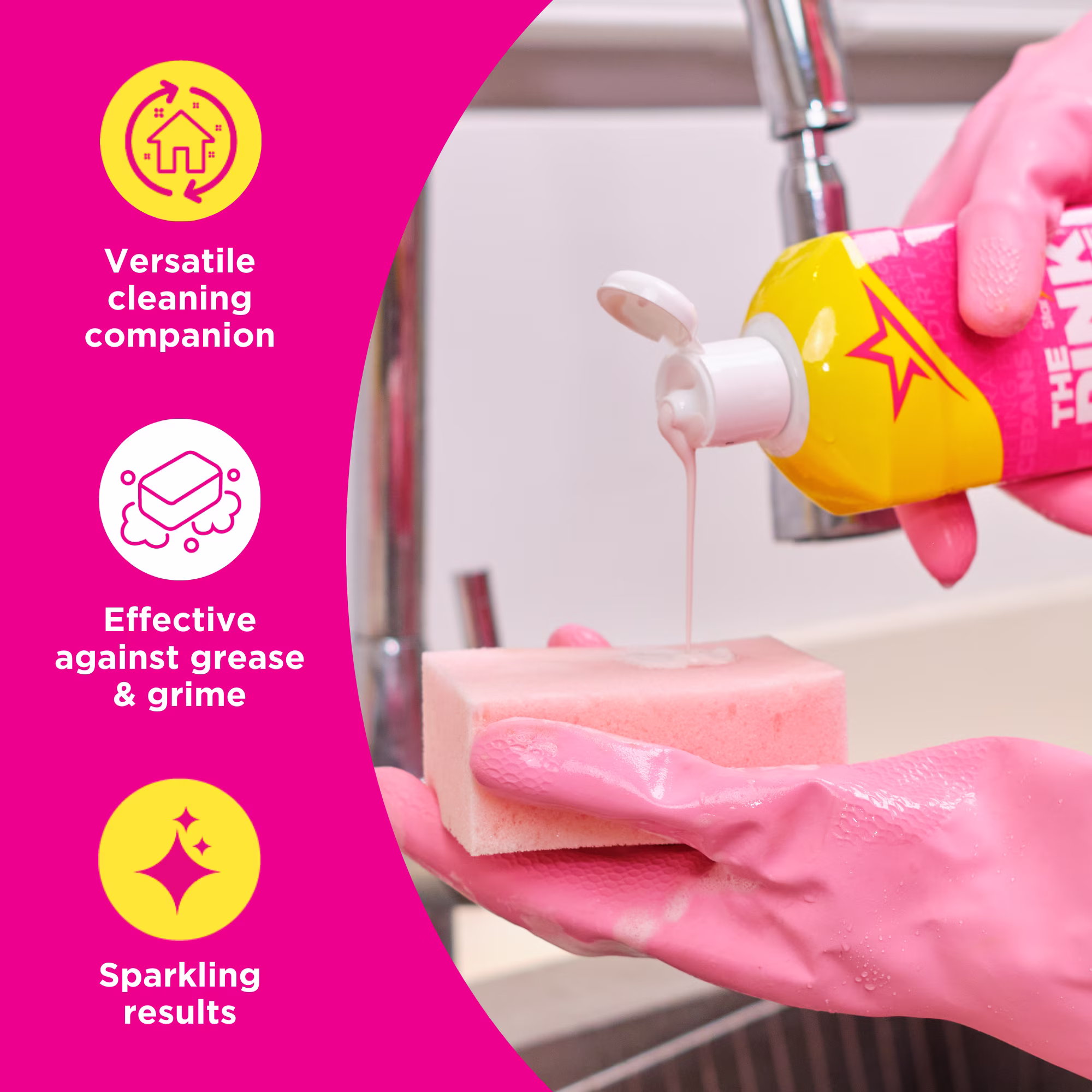 The Pink Stuff All-Purpose Cream Cleaner (Pink, 16.9 fl oz) Sha9S