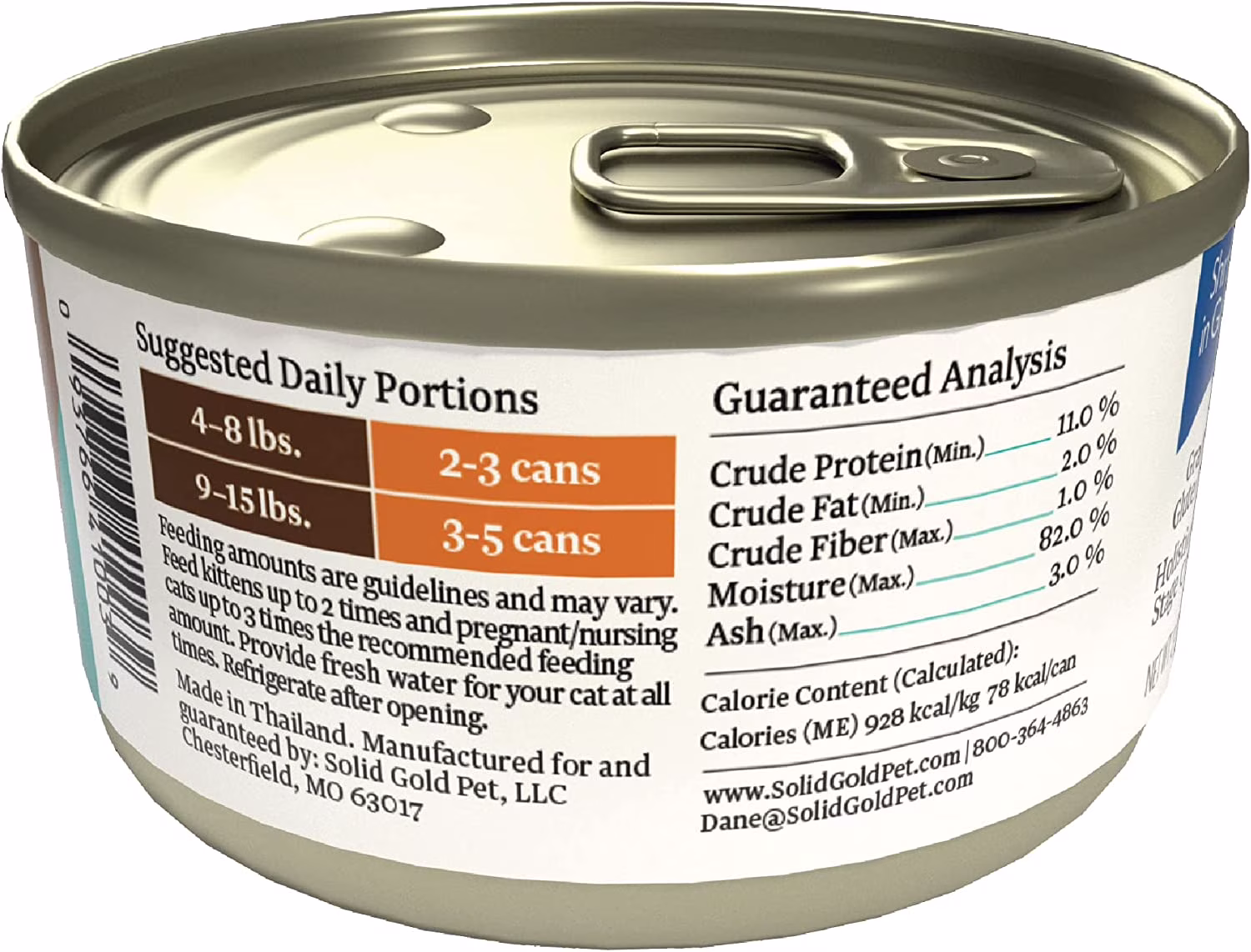 Solid Gold Five Oceans Mackerel & Tuna Shreds in Gravy Wet Cat Food (3 oz) rSz8P